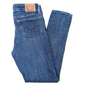 Levi’s | 711 Skinny Jeans Medium Wash Lightly Distressed | Size 29